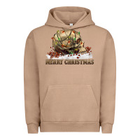 Pigment Burro Merry christmas skull Urban Hoodie - RanaPortraitStore