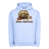 Pigment Grape Ice Merry christmas skull Urban Hoodie - RanaPortraitStore