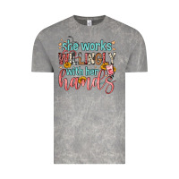 Cloud Rock she works willingly with her hands Vintage Tee - FaDigitalArtStudio