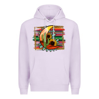 Lilac turquoise desert moon serape background Premium Hoodie - Jasminsmagicworld