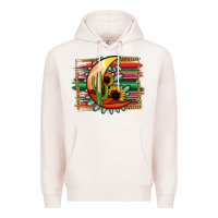 Turquoise Desert Moon Serape Background Premium Hoodie | Teevron