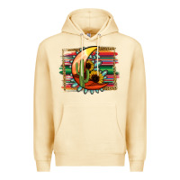 Pina Colada turquoise desert moon serape background Premium Hoodie - Jasminsmagicworld