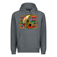 Rock turquoise desert moon serape background Premium Hoodie - Jasminsmagicworld
