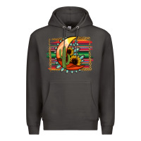 Smoke turquoise desert moon serape background Premium Hoodie - Jasminsmagicworld