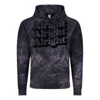 Cloud Black alright alright alright Vintage Hoodie - baoMotion