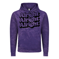 Cloud Purple alright alright alright Vintage Hoodie - baoMotion