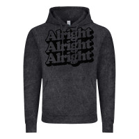 Vintage Black alright alright alright Vintage Hoodie - baoMotion