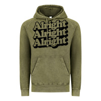Vintage Olive alright alright alright Vintage Hoodie - baoMotion