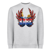 Heather Grey All America Babe Heavyweight Sweatshirt - JahusDesignShop