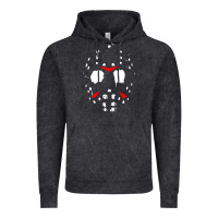 Vintage Black mask halloween Vintage Hoodie - baoMotion