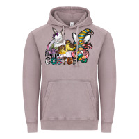 Vintage Zinc Happy Easter Vintage Hoodie - CowhideDigitalArt