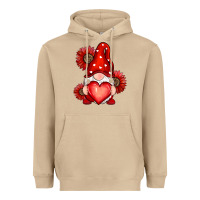 Mushroom valentines day red Heavyweight Hoodie - RanaPortraitStore