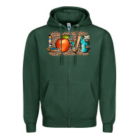 Sports Green love png Zipper Hoodie - JahusDesignShop