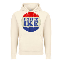 Vintage Artic i like ike political button vintage distressed Vintage Hoodie - baoMotion