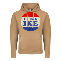 Vintage Camel i like ike political button vintage distressed Vintage Hoodie - baoMotion