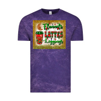 Cloud Purple flannels lattes leggings tumbler Vintage Tee - BundleAndBundleShop