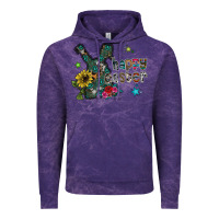 Cloud Purple Happy Easter Vintage Hoodie - CowhideDigitalArt