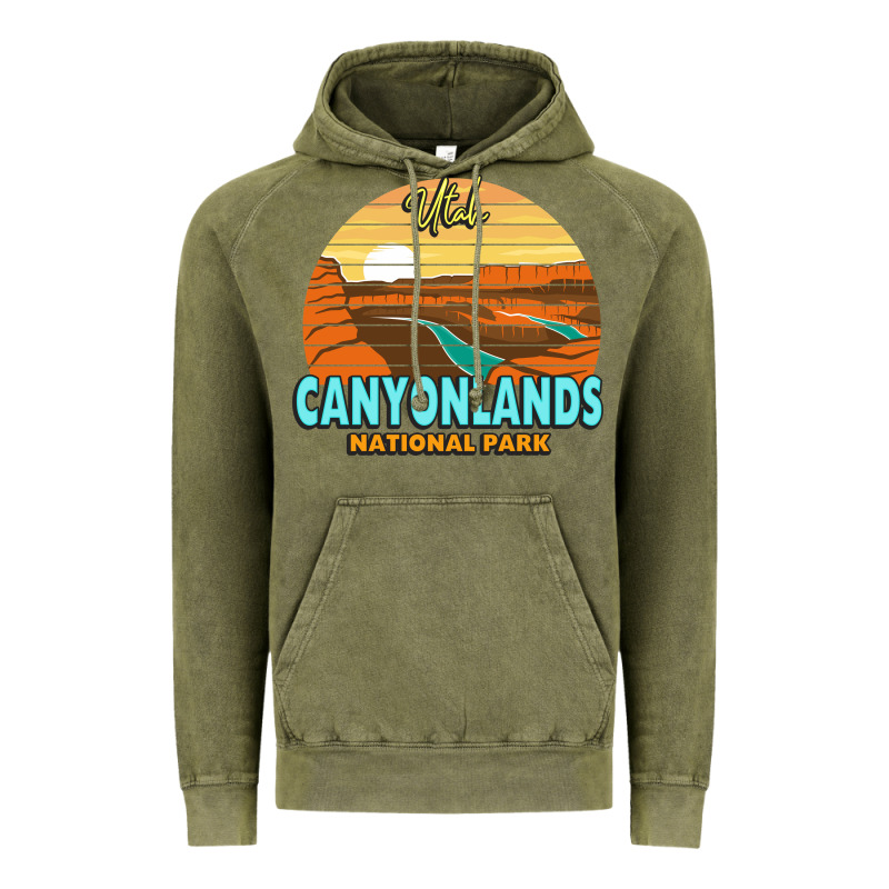Canyonlands Moab Utah National Park Nature Outdoor Lovers Vintage Hoodie by baoMotion | Teevron