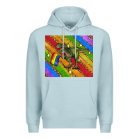 Blue Mist lgbtq dinosaur t rex tumbler Premium Hoodie - Artiststas