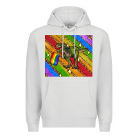 Dove Grey lgbtq dinosaur t rex tumbler Premium Hoodie - Artiststas