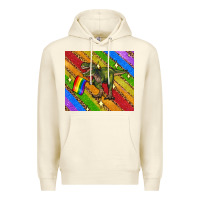 Sandshell lgbtq dinosaur t rex tumbler Premium Hoodie - Artiststas