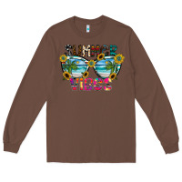 Chestnut Summer Vibes Long Sleeve Tee - CowhideDigitalArt