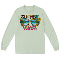 Matcha Summer Vibes Long Sleeve Tee - CowhideDigitalArt