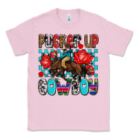 Bubblegum Pink pucker up cowboy olivia Classic Tee - OliviaCreatesArt
