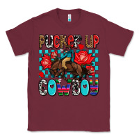 Burgundy pucker up cowboy olivia Classic Tee - OliviaCreatesArt