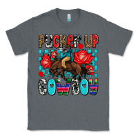Charcoal Heather pucker up cowboy olivia Classic Tee - OliviaCreatesArt