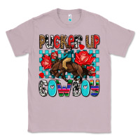 Lilac pucker up cowboy olivia Classic Tee - OliviaCreatesArt