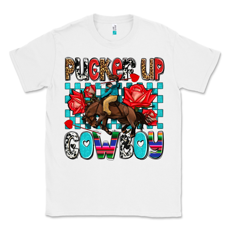 Pucker Up Cowboy Olivia Classic Tee by OliviaCreatesArt | Teevron