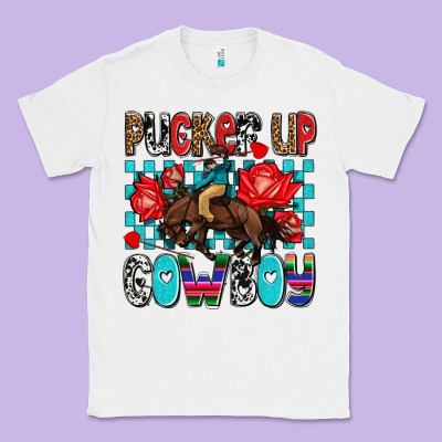Pucker Up Cowboy Olivia Classic Tee Designed By Oliviacreatesart
