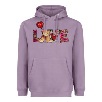 Lavender valentines day tedybear love Heavyweight Hoodie - RanaPortraitStore