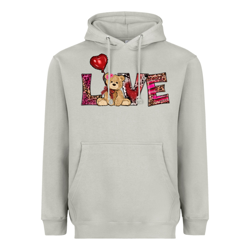 Valentines Day Tedybear Love Heavyweight Hoodie by RanaPortraitStore | Teevron