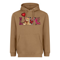 Toasted Coconut valentines day tedybear love Heavyweight Hoodie - RanaPortraitStore