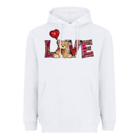 White valentines day tedybear love Heavyweight Hoodie - RanaPortraitStore