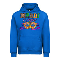 Cobalt happy mardi gras carnival mask Urban Hoodie - Jasminsmagicworld
