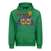 Emerald happy mardi gras carnival mask Urban Hoodie - Jasminsmagicworld