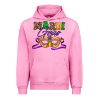 Fuchsia Pink happy mardi gras carnival mask Urban Hoodie - Jasminsmagicworld