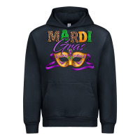 Navy happy mardi gras carnival mask Urban Hoodie - Jasminsmagicworld