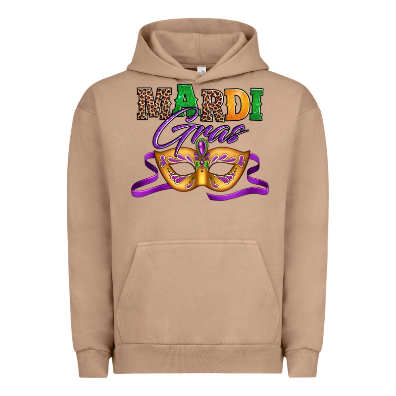 Happy Mardi Gras Carnival Mask Urban Hoodie by Jasminsmagicworld | Teevron
