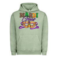 Pigment Oil Green happy mardi gras carnival mask Urban Hoodie - Jasminsmagicworld