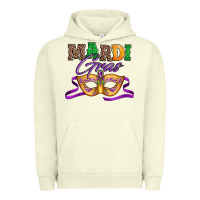 Pigment Pistachio happy mardi gras carnival mask Urban Hoodie - Jasminsmagicworld