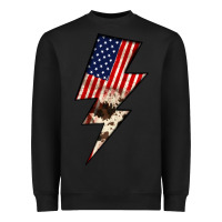 Black Lightning Bolt Heavyweight Sweatshirt - JahusDesignShop