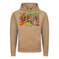 Vintage Coffee Happy Turkey Day Vintage Hoodie - CowhideDigitalArt