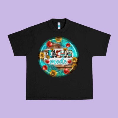 Teacher Mode Earrings Urban Heavy Tee Designed By Bundleandbundleshop