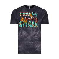 Cloud Black pray big worry small Vintage Tee - BundleAndBundleShop