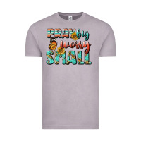 Vintage Zinc pray big worry small Vintage Tee - BundleAndBundleShop