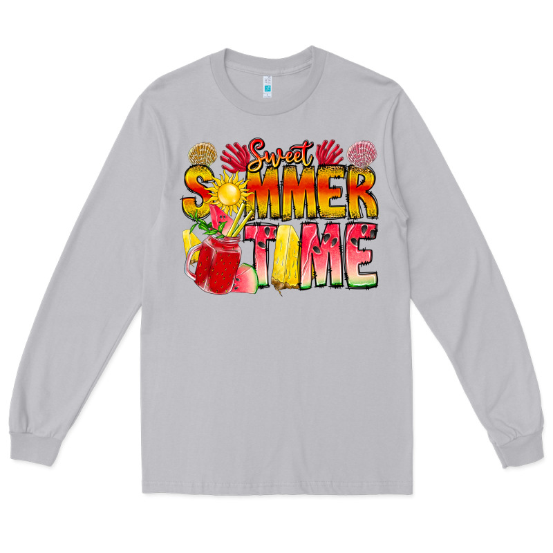 Sweet Summer Time Long Sleeve Tee by CowhideDigitalArt | Teevron